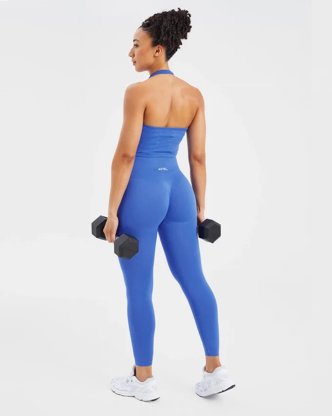 Empower naadloze halternek crop top