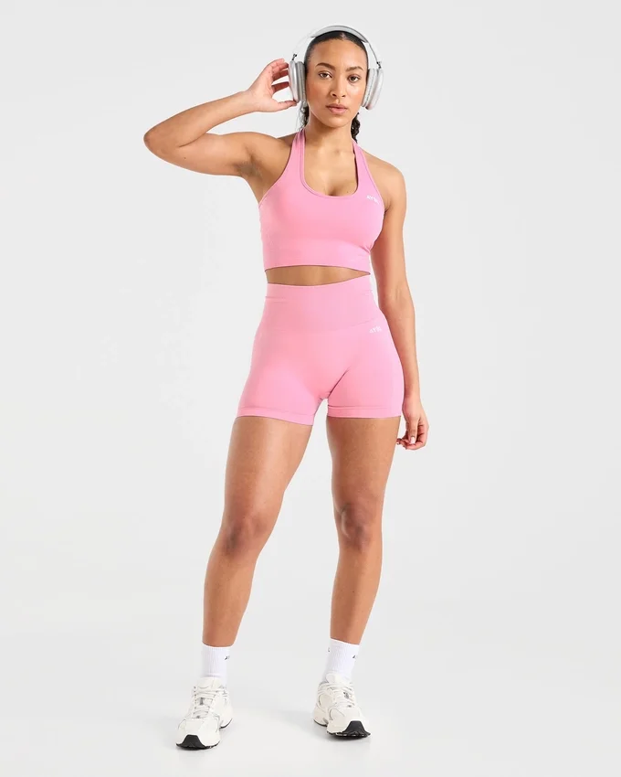 Empower naadloze halternek crop top