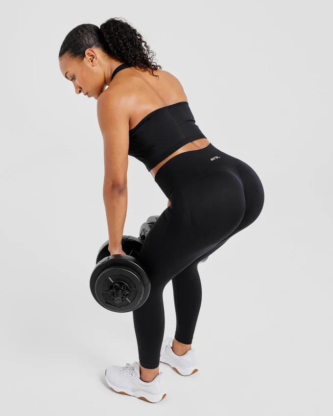 Empower naadloze halternek crop top