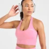 Empower naadloze halternek crop top