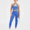 Empower naadloze halternek crop top