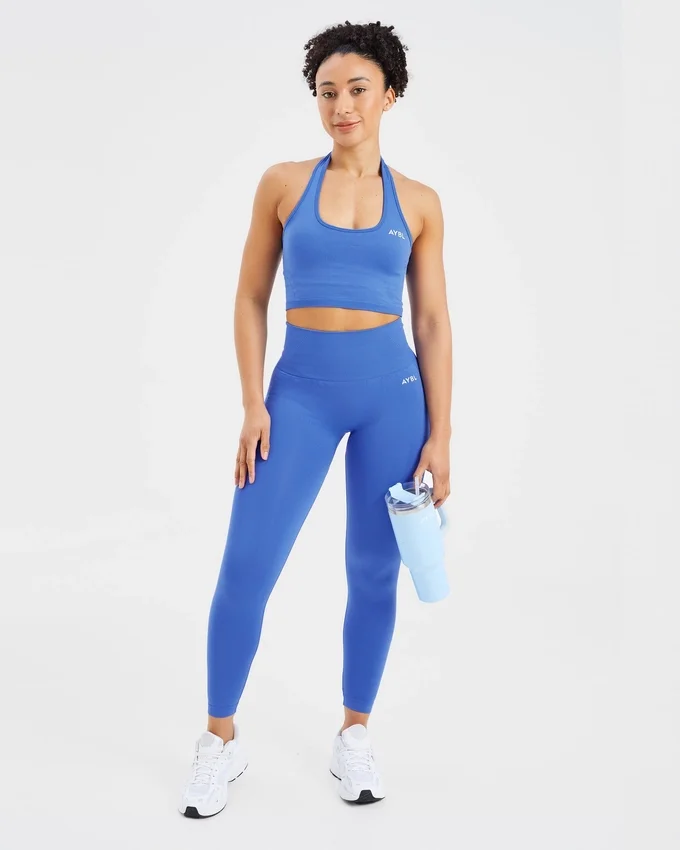 Empower naadloze halternek crop top