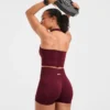Empower naadloze halternek crop top