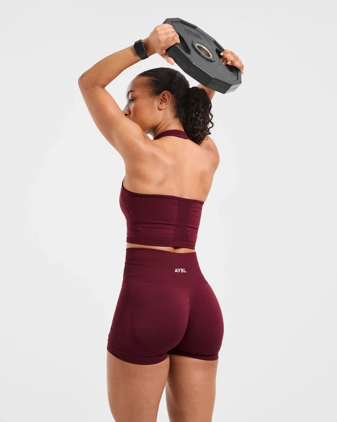Empower naadloze halternek crop top