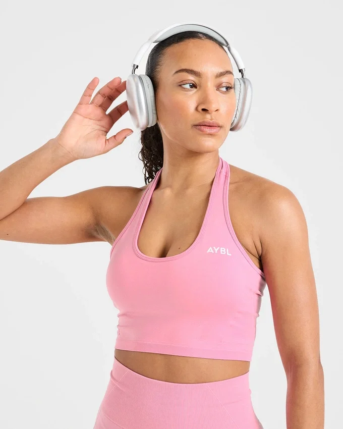 Empower naadloze halternek crop top