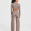 Engage crop-top met lange mouwen