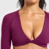 Engage crop-top met lange mouwen