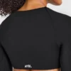 Engage crop-top met lange mouwen