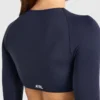 Engage crop-top met lange mouwen