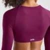 Engage crop-top met lange mouwen