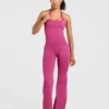 Enhance naadloze flared-Leggings
