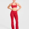 Enhance naadloze flared-Leggings