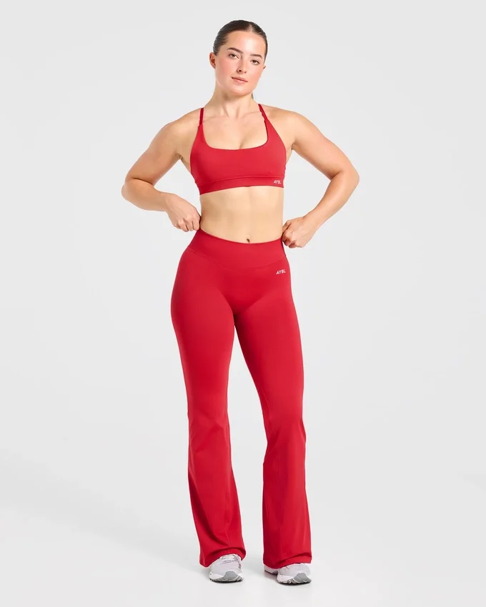 Enhance naadloze flared-Leggings