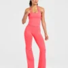 Enhance naadloze flared-Leggings
