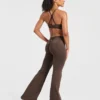 Enhance naadloze flared-Leggings