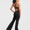 Enhance naadloze flared-Leggings