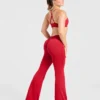 Enhance naadloze flared-Leggings
