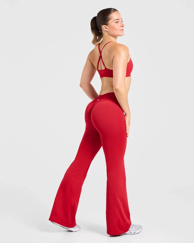 Enhance naadloze flared-Leggings