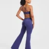 Enhance naadloze flared-Leggings
