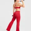 Enhance naadloze flared-Leggings