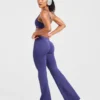 Enhance naadloze flared-Leggings