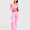 Enhance naadloze flared-Leggings
