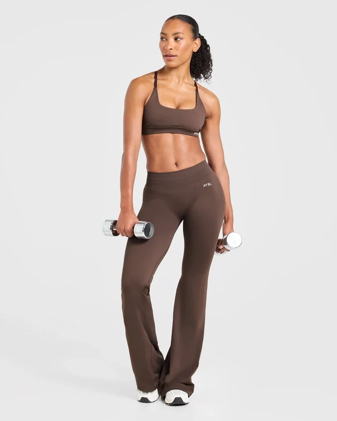 Enhance naadloze flared-Leggings