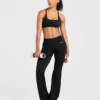 Enhance naadloze flared-Leggings