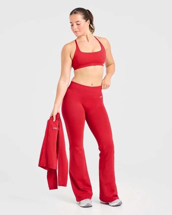 Enhance naadloze flared-Leggings