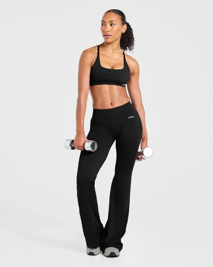 Enhance naadloze flared-Leggings