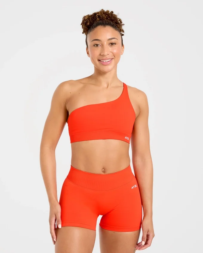Enhance naadloze sportbeha met één schouderband