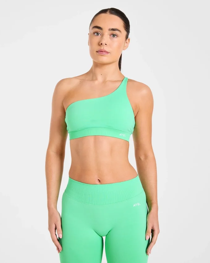 Enhance naadloze sportbeha met één schouderband