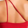 Enhance naadloze sportbeha met één schouderband