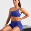 Enhance naadloze sportbeha met één schouderband