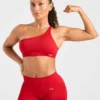 Enhance naadloze sportbeha met één schouderband