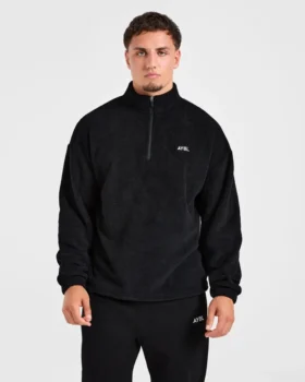 Essential fleece met 1/4 rits