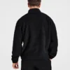Essential fleece met 1/4 rits