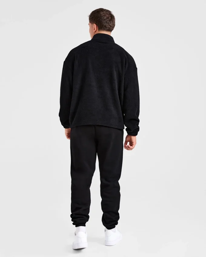 Essential fleece met 1/4 rits