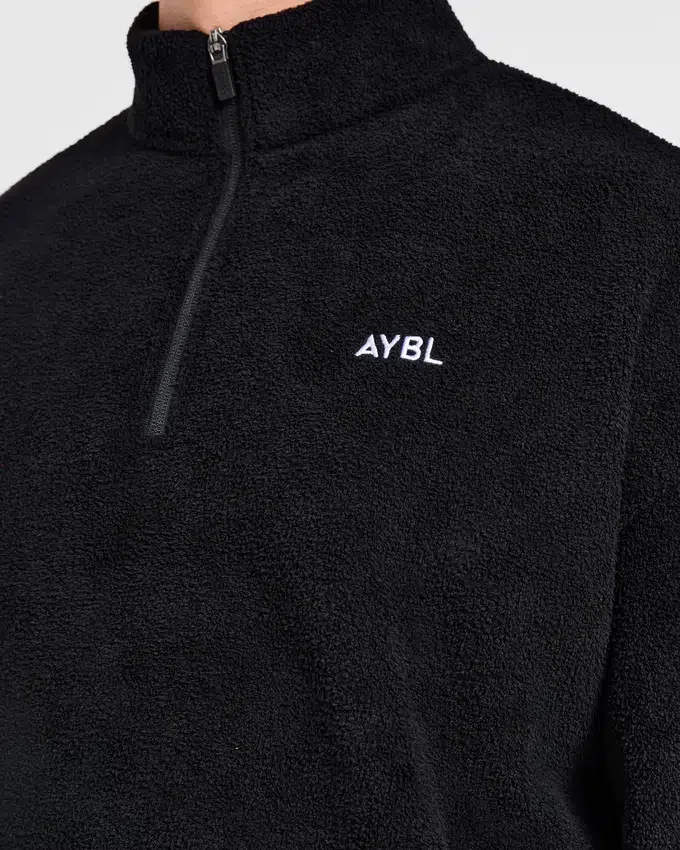 Essential fleece met 1/4 rits