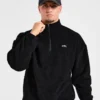 Essential fleece met 1/4 rits
