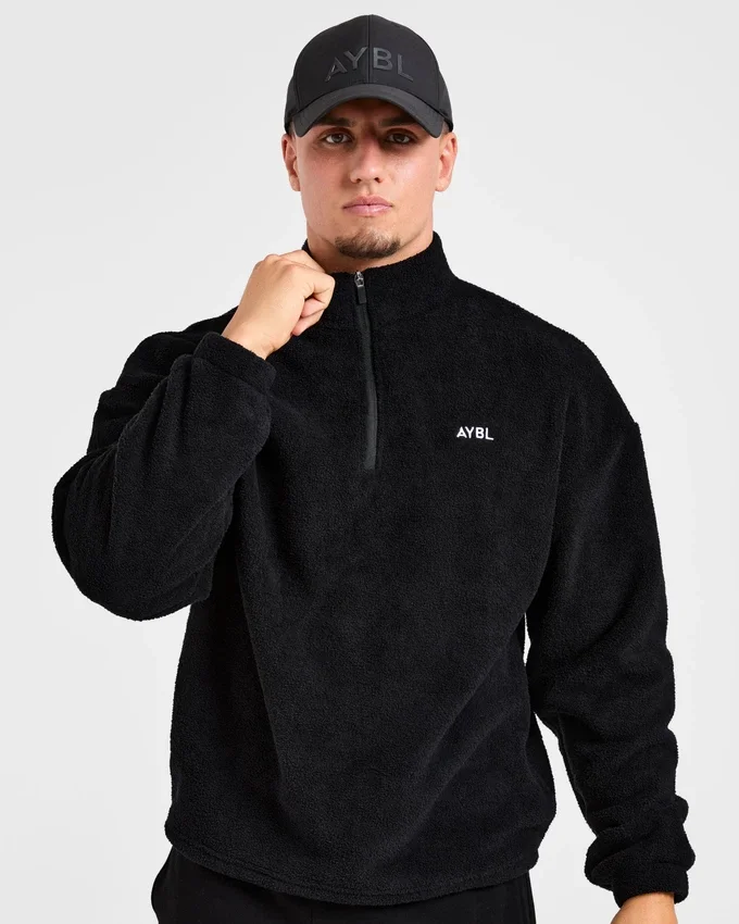 Essential fleece met 1/4 rits