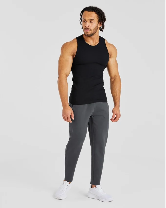 Essential geribde tanktop
