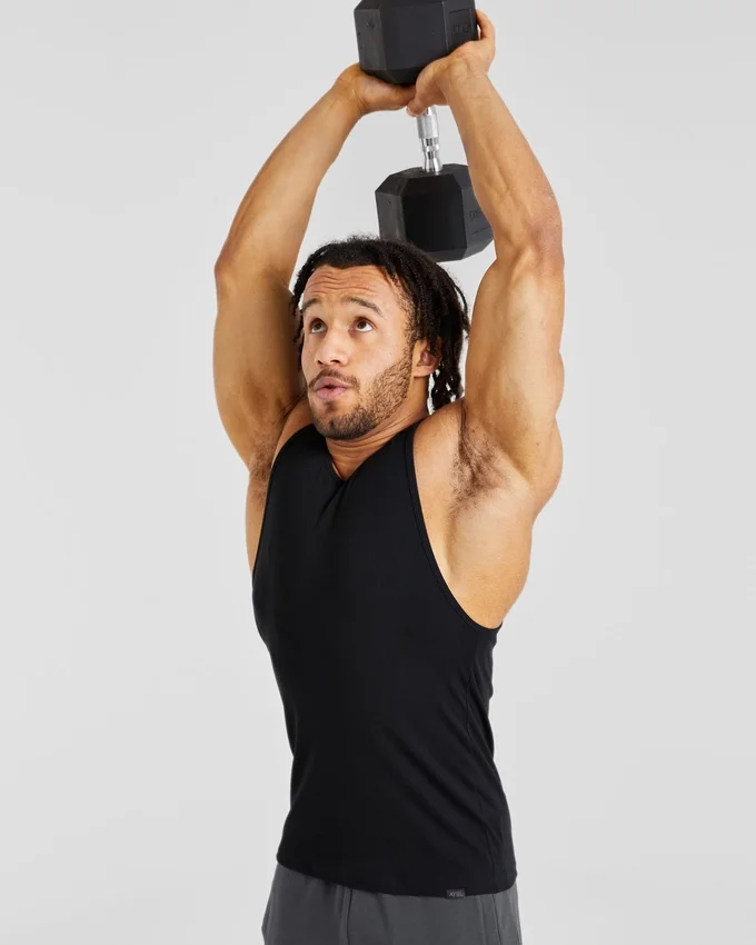 Essential geribde tanktop