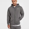 Essential lichtgewicht hoodie met rits