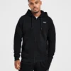 Essential lichtgewicht hoodie met rits