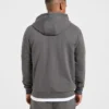 Essential lichtgewicht hoodie met rits