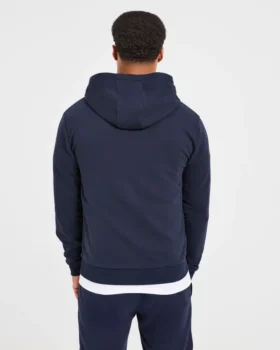 Essential lichtgewicht hoodie met rits