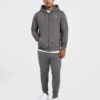 Essential lichtgewicht hoodie met rits
