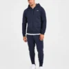 Essential lichtgewicht hoodie met rits