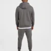 Essential lichtgewicht hoodie met rits